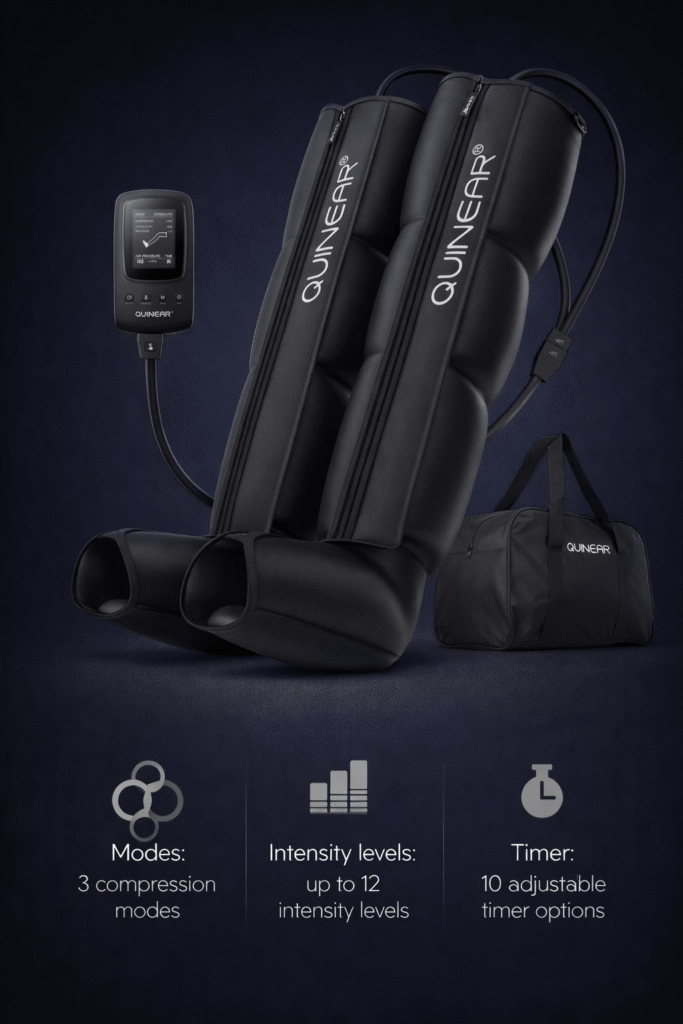 QUINEAR Air Compression Recovery System (Sequential Compression Boots)