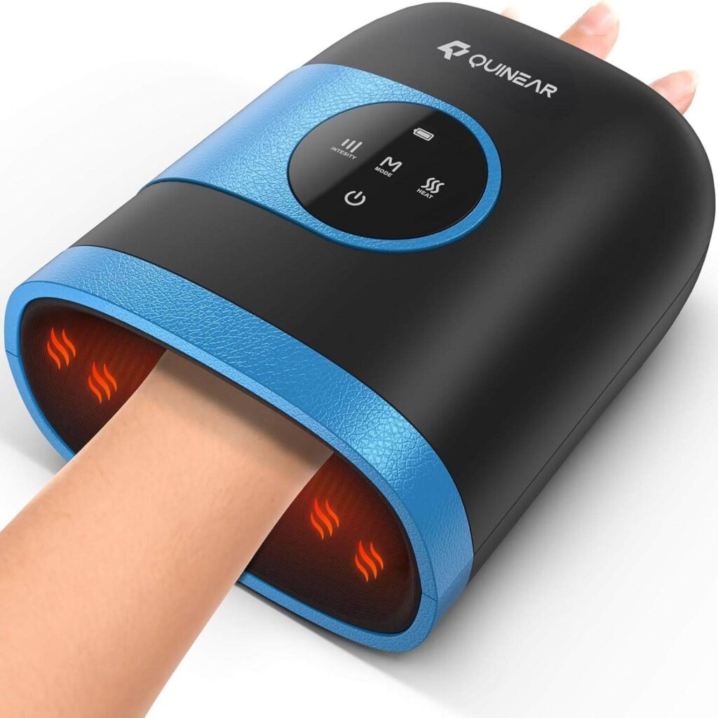 QUINEAR Hand Massager with Heat and Compression